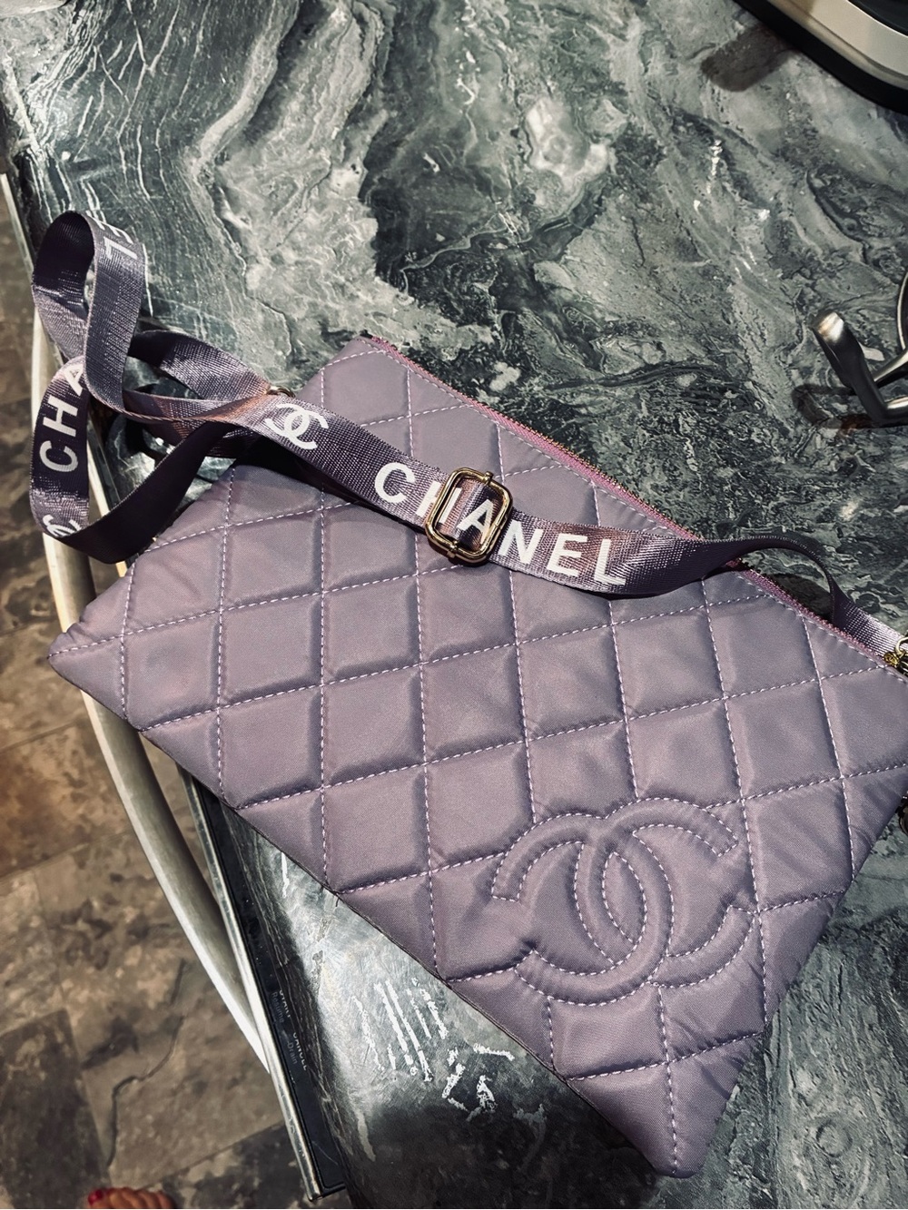 CUTE! Light purple belt bag/crossbody